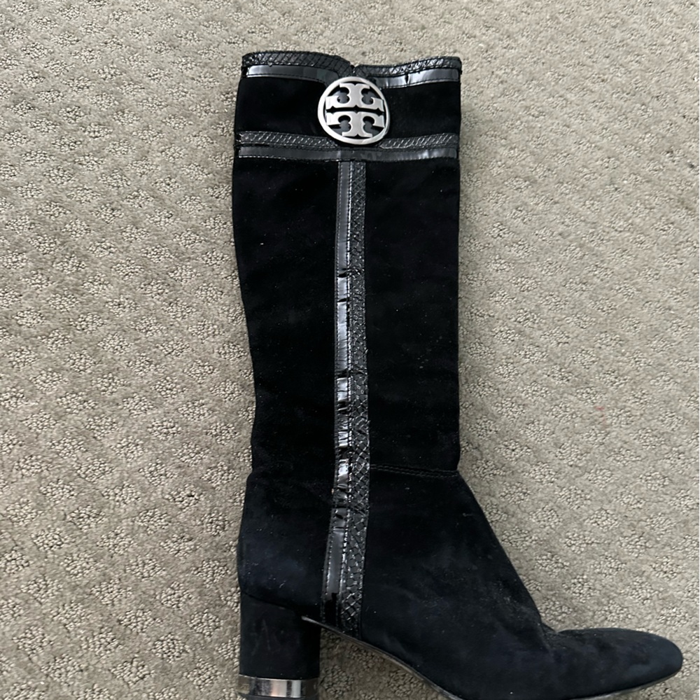 Black Tory Burch Boots (repaired)